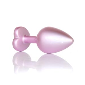 Korek analny Jewellery Pearl Pink Heart PLUG- M