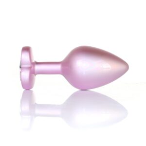 Korek analny Jewellery Pearl Pink Heart PLUG- M