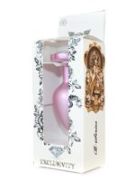 Korek analny Jewellery Pearl Pink Heart PLUG- M