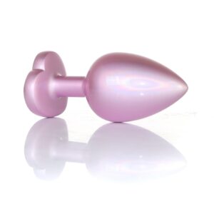 Korek analny Jewellery Pearl Pink Heart PLUG- L