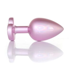 Korek analny Jewellery Pearl Pink Heart PLUG- L