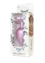 Korek analny Jewellery Pearl Pink Heart PLUG- L