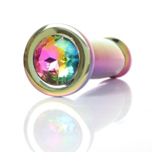 Plug-Jewellery Multicolour Penis PLUG- Clear M