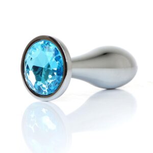 Plug-Jewellery Silver PLUG- Light Blue L