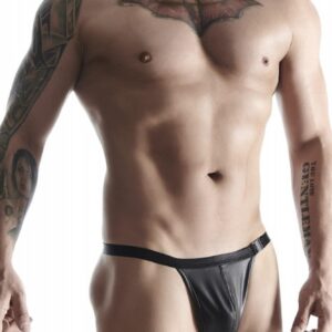 Męskie stringi z wetlooka L