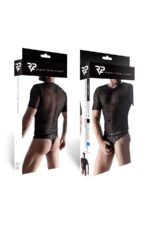 Seksowna męska koszulka z siateczki XL