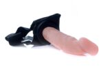 Wibrujący Strap-on z Cyber-skóry