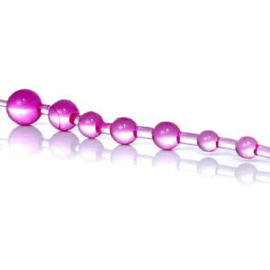 Plug/kulki-Jelly Anal 10 Beads Pink
