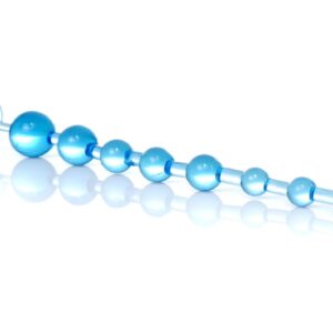 Plug/kulki-Jelly Anal 10 Beads Blue
