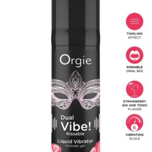 Żel Kissable Arousal Intimate Strawberry Gin & Tonic - Orgie 15ml