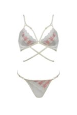 Satynowy komplet bielizny od Casmir S/M