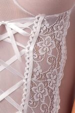 Biały gorset i stringi od Casmir S/M