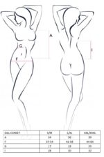 Czerwony sznurowany gorset i stringi od Casmir L/XL