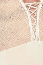 Kremowy gorset i stringi od Casmir L/XL