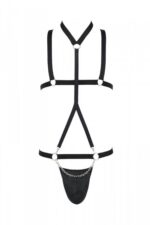 Seksowna męska uprząż z majtkami L/XL