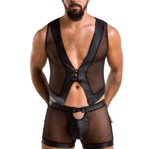 Seksualny męski komplet kamizelka i szorty od Casmir XXL/XXXL