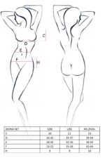 Satynowa koszulka nocna ze stringami od Casmir S/M