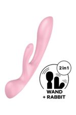 Satisfyer Triple Oh – Wszechstronny Masażer i Wibrator Króliczek