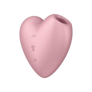 Satisfyer Cutie Heart Red – Wibrator Łechtaczkowy z Technologią Air Pulse i Wibracjami