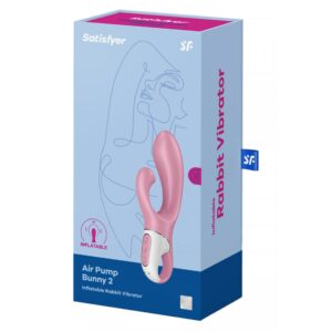 Satisfyer Air Pump Bunny 2 – Nadmuchiwany Wibrator dla Ekstremalnej Przyjemności