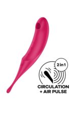 Satisfyer Twirling Pro – Wibrator Łechtaczkowy z Falami Powietrznymi i Wibracjami