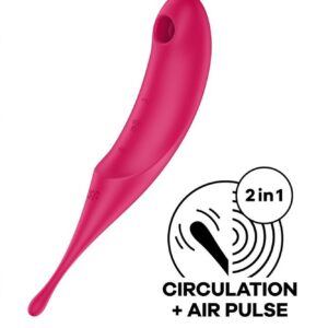 Satisfyer Twirling Pro – Wibrator Łechtaczkowy z Falami Powietrznymi i Wibracjami