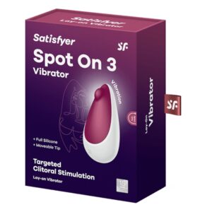 Satisfyer Spot On 3 – Wibrator Nakładany do Intensywnej Stymulacji Łechtaczki