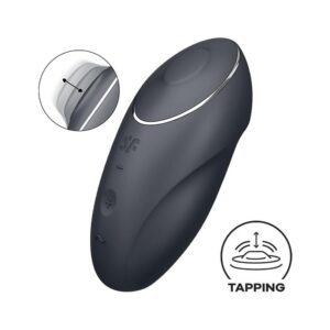 Satisfyer Tap & Climax 1 – Wibrator Nakładany z Funkcją Stukania