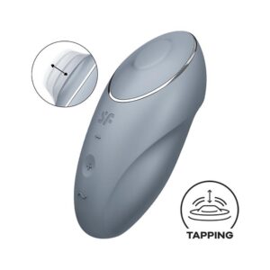Satisfyer Tap & Climax 1 – Wibrator Nakładany z Funkcją Stukania