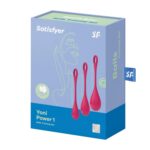 Zestaw 3 KULEK Kegla SATISFYER Yoni Power 1