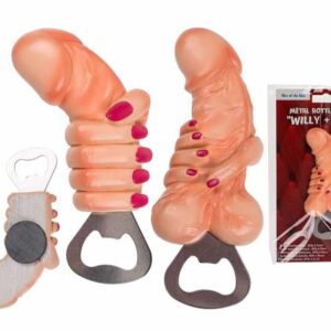 Metalowy Otwieracz - Penis i Ręka
