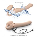 Wibrujący Ekskluzywny Strap-on bez uprzęży STRAP-ON-ME