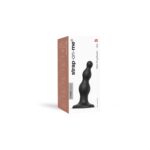 Dildo analne  BEADS BLACK - S