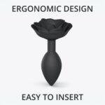 Miękki jak płatek, elegancki jak róża OPEN ROSES L - BLACK ONYX