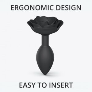 Miękki jak płatek, elegancki jak róża OPEN ROSES L - BLACK ONYX