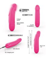 REAL VIBRATION S MAGENTA 2.0 – Wibrator do Stymulacji Punktu G od Dorcel