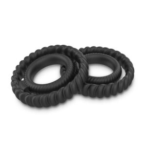 DUAL RING Super rozciągliwy i wygodny pierścień na penisa