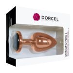 Elegancki korek analny z diamencikiem marki Marc Dorcel L
