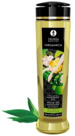 Luksusowy organiczny olejek do masażu marki Shunga EXOTIC GREEN TEA