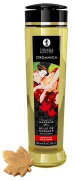 Luksusowy organiczny olejek do masażu marki Shunga MAPLE DELIGHT