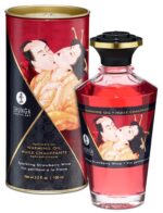 Luksusowy Afrodyzjak Warming Oil Strawberry Wine od Shunga