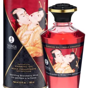 Luksusowy Afrodyzjak Warming Oil Strawberry Wine od Shunga