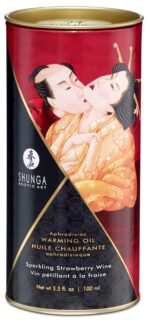 Luksusowy Afrodyzjak Warming Oil Strawberry Wine od Shunga