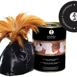 Body Powder Strawberry Sparkling Wine - Jadalny puder do ciała