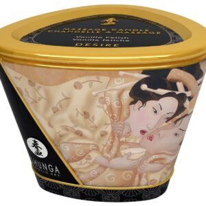 Luksusowa świeca do masażu Desire od Shunga Vanille