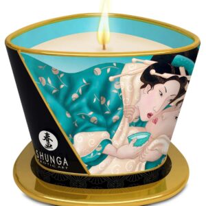 Luksusowa świeca do masażu Sensual od Shunga Island Blossoms