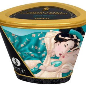 Luksusowa świeca do masażu Sensual od Shunga Island Blossoms