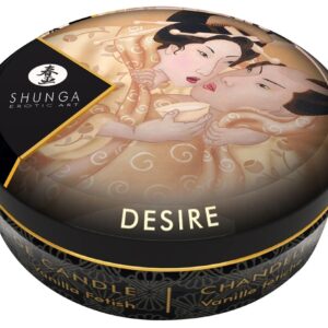 Luksusowa Mini Świeca do Masażu Desire od Shunga Vanilla