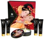 5-częściowy luksusowy zestaw Geisha's Secret Strawberry Sparkling Wine - Shunga