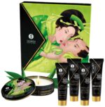 5-częściowy luksusowy zestaw Geisha's Secret Kit Organica Exotic Green Tea- Shunga